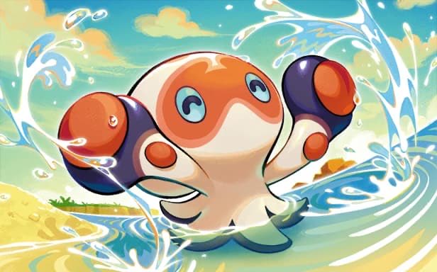Oni_maruu's tweet photo. @Hikoo9z Mon Pokémon préféré c'est Poulpaf (et Rocabot mais lui il a + de buzz) https://t.co/7TT6SVWwcn