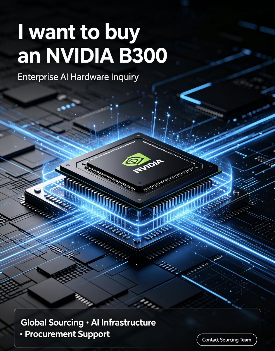 WangZeSheng888's tweet photo. I want to buy an NVIDIA B300. https://t.co/fTxZBcZIyF