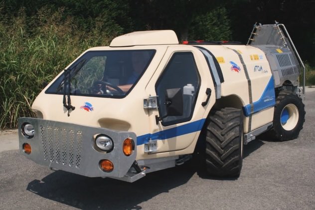 QuirkyRides's tweet photo. Andreoli Atom Crop Sprayer

Specialty farm equipment built by the Italian machinery maker Andreoli. #Quirky #Ride https://t.co/9x2BHbi8jE