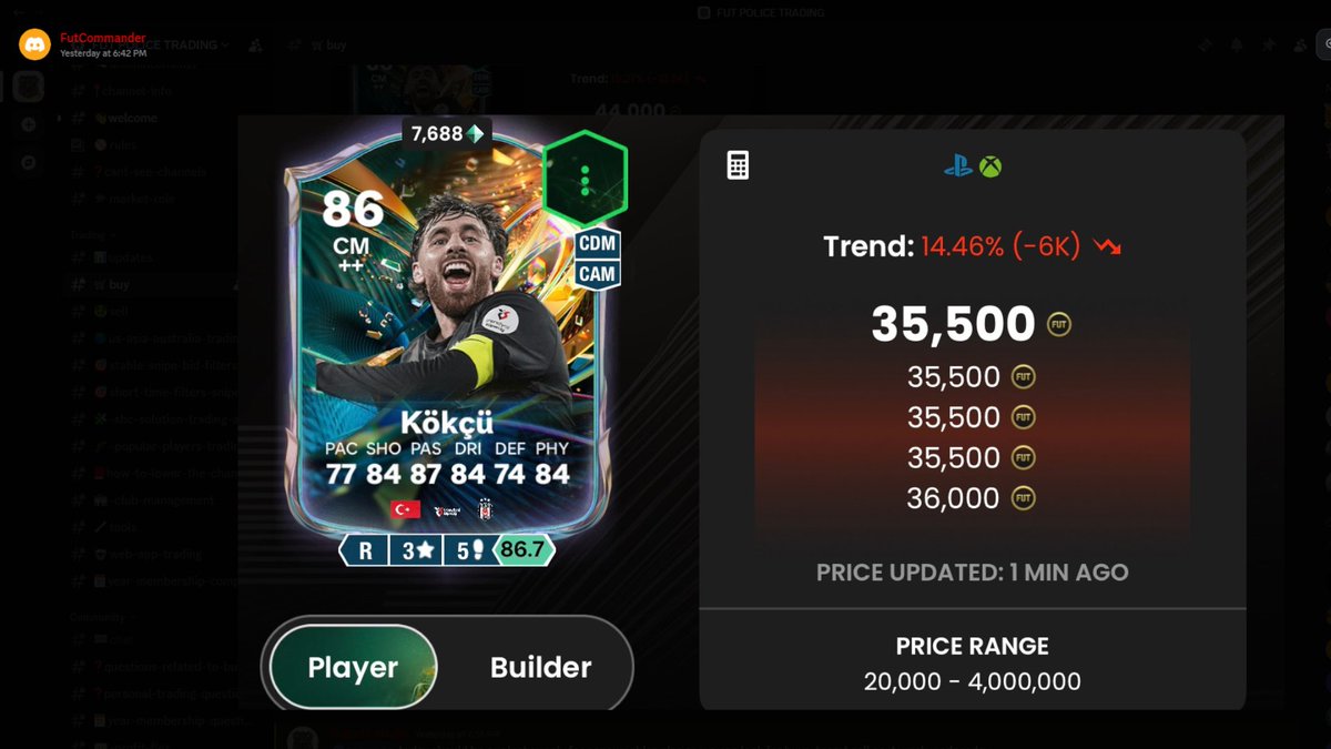 FutPoliceLeaks's tweet photo. 🚨 Understanding what will work before others it a key component this year 😉

✅ posted from yesterday (thursday)
✅ everyone had time to buy

We run both leaks and trading market 🔥

Join here ⏩ https://t.co/lGPplluwDh

65% discount on year membership ⏩ @futcommander1 📩 https://t.co/HlcD40YlHT
