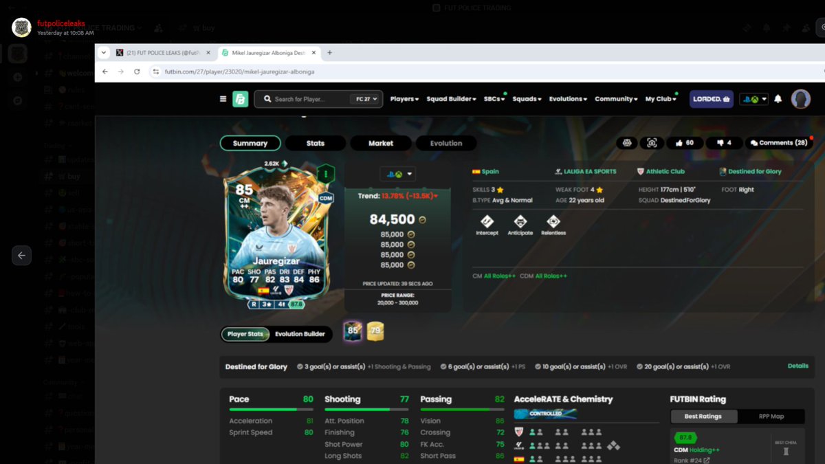 FutPoliceLeaks's tweet photo. 🚨 Understanding what will work before others it a key component this year 😉

✅ posted from yesterday (thursday)
✅ everyone had time to buy

We run both leaks and trading market 🔥

Join here ⏩ https://t.co/lGPplluwDh

65% discount on year membership ⏩ @futcommander1 📩 https://t.co/HlcD40YlHT