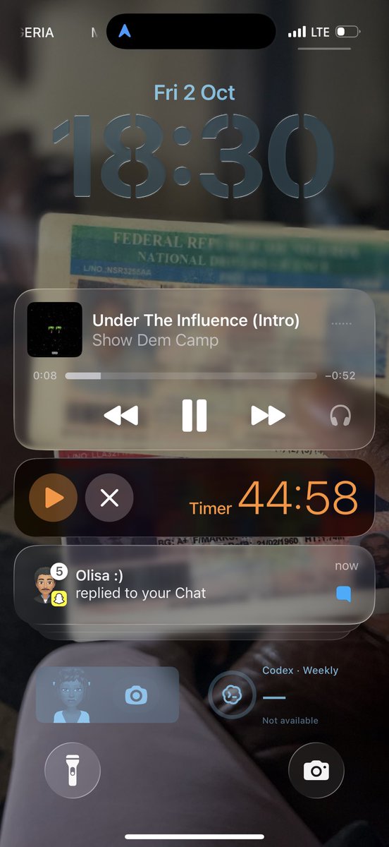 ayobamigbeee's tweet photo. I just noticed “Under the Influence” was playing in the background of First Time Caller 
I had to verify but crazy 🤯 https://t.co/FblsxDOGVi