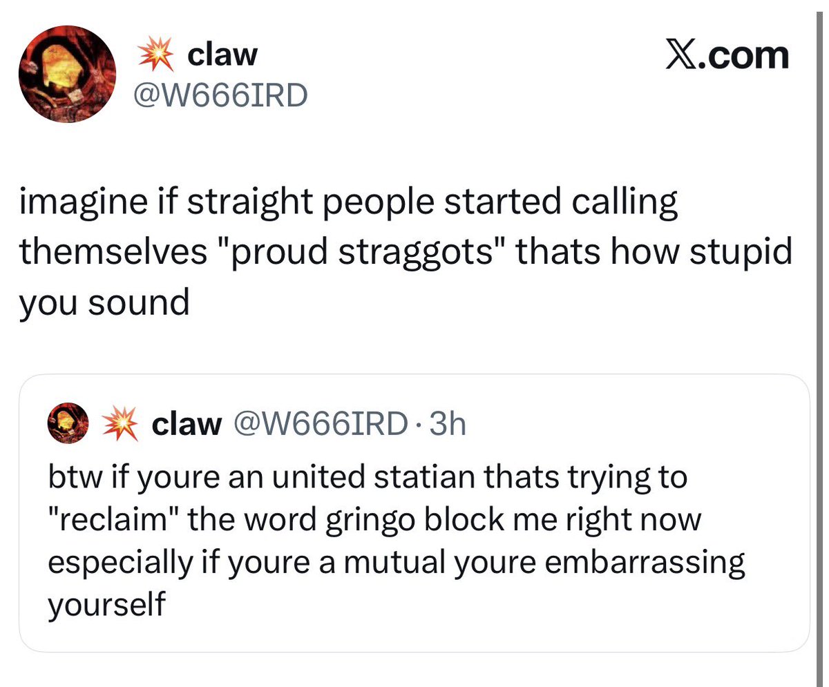 umbralultt's tweet photo. @marznotforu Now they’re saying it’s comparable to a homophobic slur #Asíeslacosa https://t.co/qGGgNPMFoC