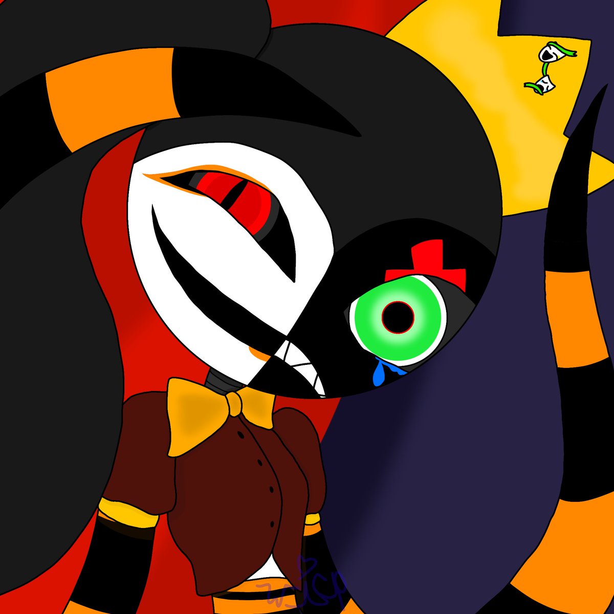 spiritfreakshow's tweet photo. Atlas the Jester is ready for Halloween again. Last year, she was a vampire. Now she's a comedy queen
#FNAFoc #FNAF #OC https://t.co/qGiRKNWOdz