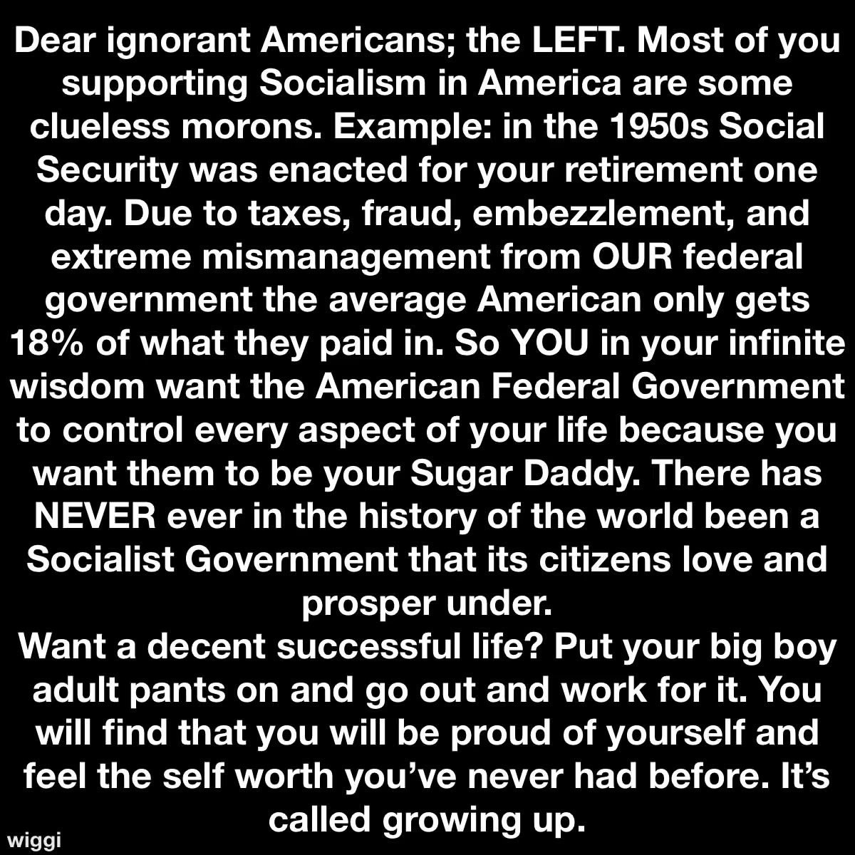 Sassafrass_84's tweet photo. I can’t love this enough. They plundered our social security fund. You can’t rely on it. Please make better choices and know that you can only depend on yourself. 

We need to stop funding other countries and fix this SS issue. Americans paid into it. The government stole from it. They should at least get what they are owed back.