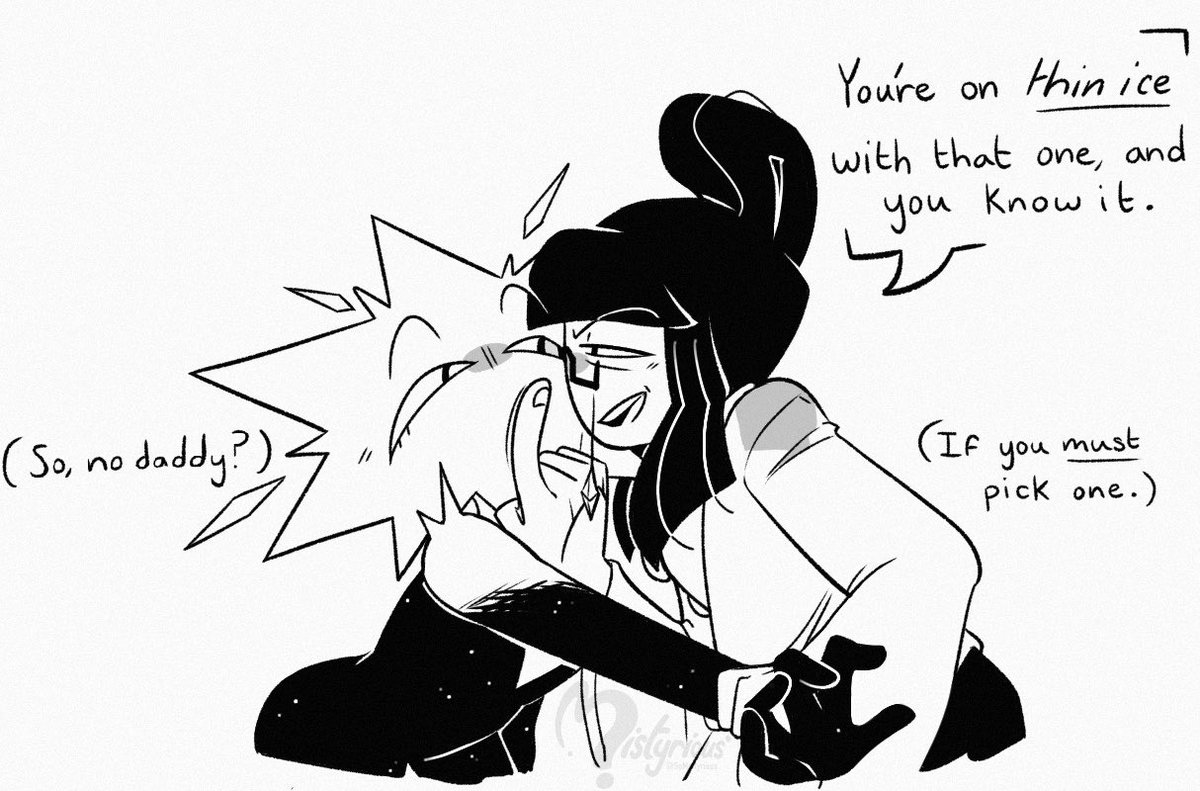 SoMistyrious's tweet photo. “Pet Names”

(I am obsessed with these two y’all. I have so many of these in the backlogs)

#isat #instarsandtime #loopxodile #loopdile https://t.co/fAyXJTU9wU