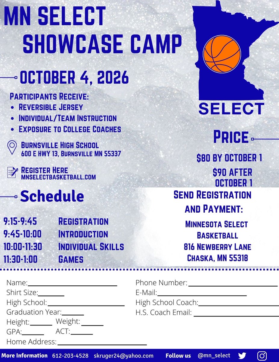 mn_select's tweet photo. Still time to sign up. Two days until camp and a group of players is in the gym getting ready for the season. 

https://t.co/SIuLJEdY87

@tchoopsczar @MitchOhnstad https://t.co/EsHMfEgvE9