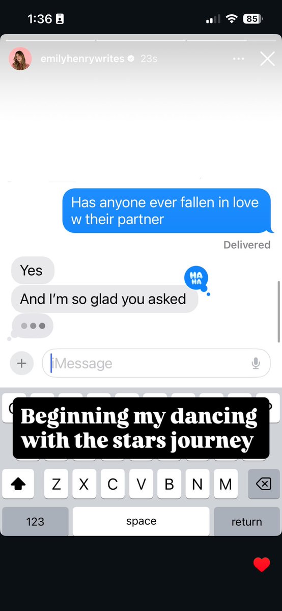 shakeitsoff's tweet photo. Emily Henry x dwts x Britt and Daniel love story my worlds are all colliding 🥰 https://t.co/aRlJak6fPK