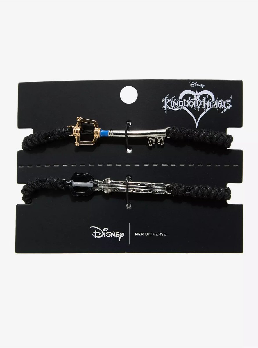 churroz's tweet photo. Hot Topic has added a Kingdom Hearts Sora &amp; Riku Keyblade Cord Bracelet Set! #kingdomhearts #_KH #KHMerch #squareenix #disney

Link: https://t.co/P0MemMqSkm https://t.co/d0Zeina2mc