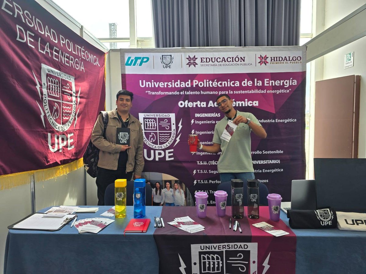 up_energia's tweet photo. ⚡ La #UPE participó en el #ForoEnergiza, fortaleciendo su presencia en espacios de encuentro y vinculación del sector energético.

Seguimos formando talento humano para los retos de la industria y la sustentabilidad energética. 🌱 https://t.co/aWRnSpRFRd