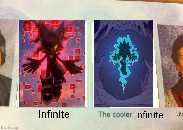 TaintedFutures's tweet photo. People have been comparing Silver's pose in the recent IDW comic to Infinite, so I made this https://t.co/WK7rREqcDF