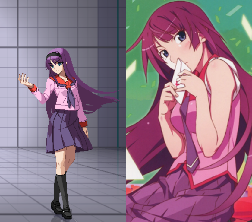 KarenPosting's tweet photo. Monogatari Mod Palette in Melty Blood: Type Lumina https://t.co/1dvrcJvq9t