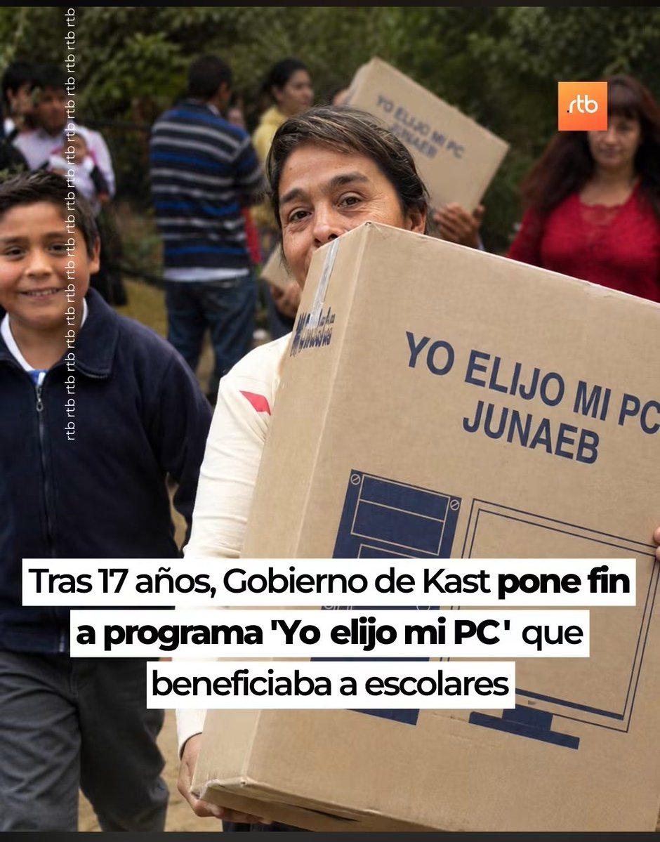 Nostromo9999's tweet photo. De corazón quiero agradecer al @PresidenteKast por hacer recordar a millones de Chilenos que fue la Pdta Bachelet quién pensó en los niños vulnerables y les regaló Computadores, nunca quedó más claro q la Derecha trabaja para los empresarios Ricos y la Izquierda para el Pueblo... https://t.co/tmtxKUwmzn