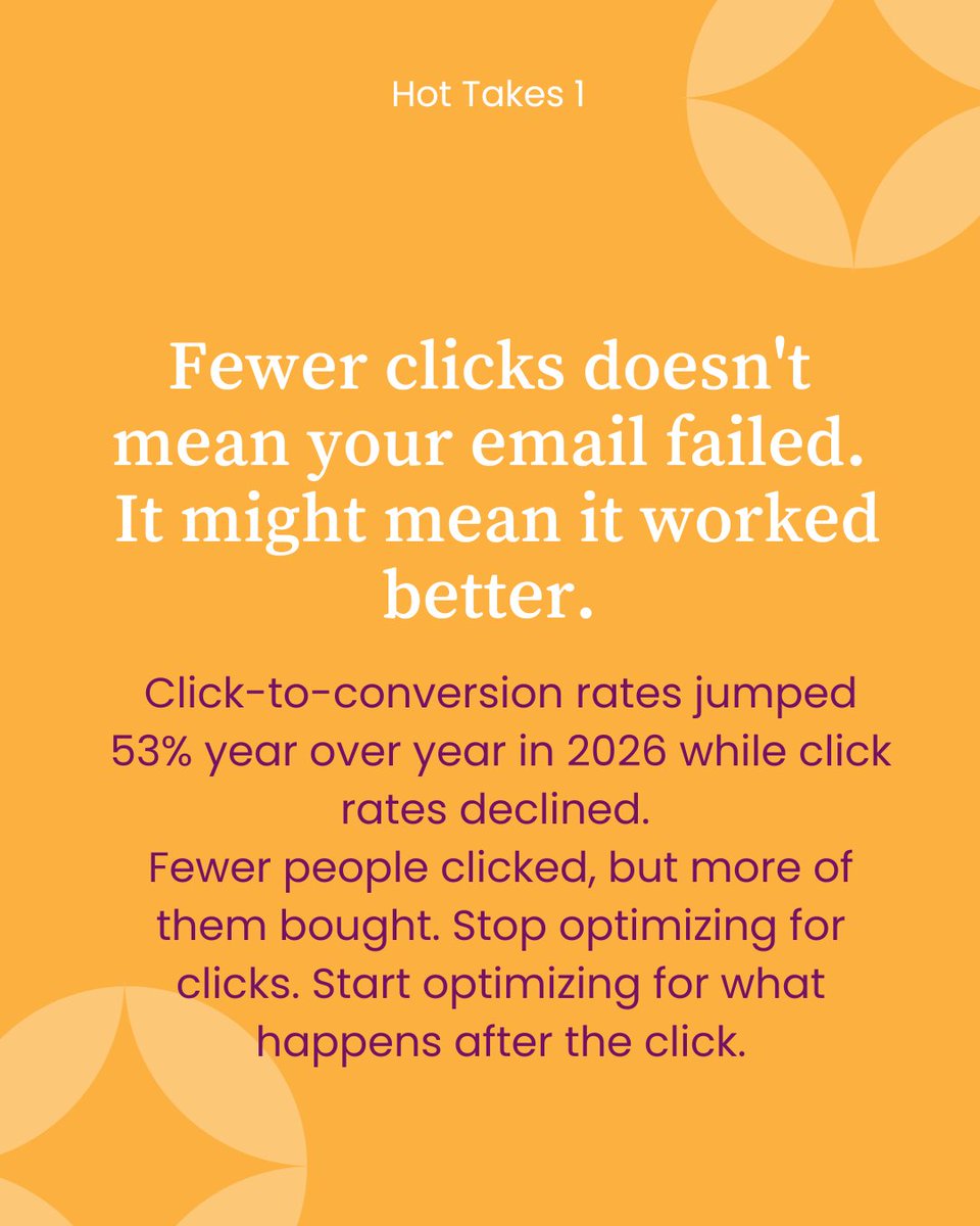BenchmarkEmail's tweet photo. 🔥 Unpopular email marketing opinions — October edition.

This month we brought the receipts AND the controversy.

Swipe through all 3 and tell us which one you're 
pushing back on the hardest 👇

(Spoiler: the click rate one is going to sting a little.) https://t.co/52QWbzn6kQ