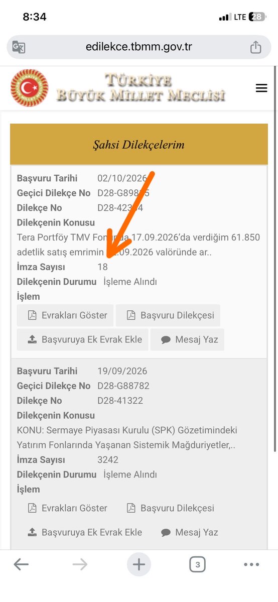 Indispensa96421's tweet photo. #tmv blokelerin kalkması ve fonun akıbetinin İVEDİLİKLE BELLİ OLMASINA YÖNELİK TBMM YE GÖNDERDİĞİM DİLEKÇE, bilen bilir diğer daha önce ÖNCÜSÜ OLDUĞUM dilekçe ile bayağı yol kat ettik, #tmv için herkesin katılması çok kıymetlidir. Dilekçe numarası;

https://t.co/ctA7pBpanO https://t.co/USz9iekiZH