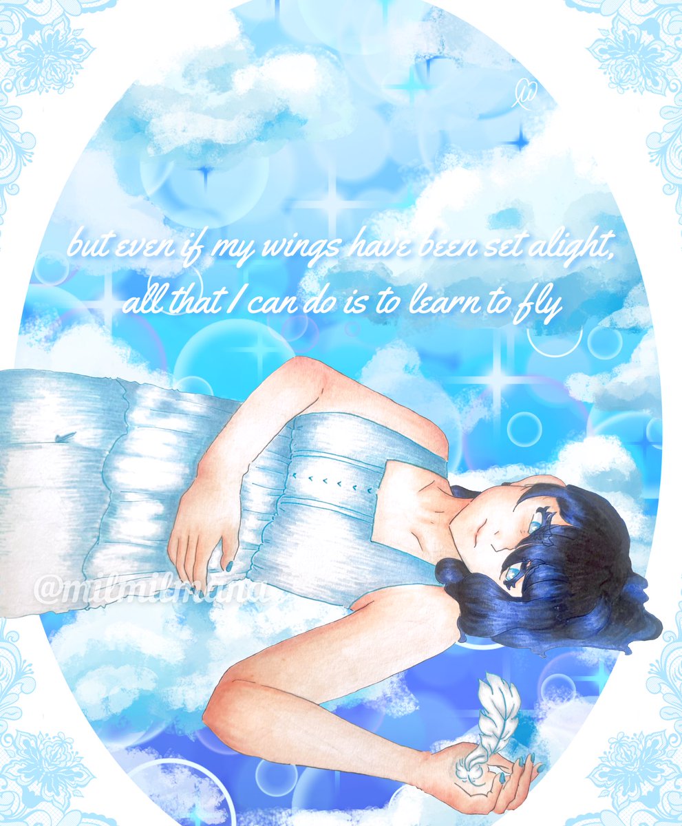 milmilmana's tweet photo. Song Lyric Collab
。
Here’s my piece for a Song Lyric Collab that was hosted on Instagram! This features my #OC, Nikki with “I Wish That I Could Fall,” by JaimeP! 
。
#art #イラスト #ocart https://t.co/Uv9sa2wTgc