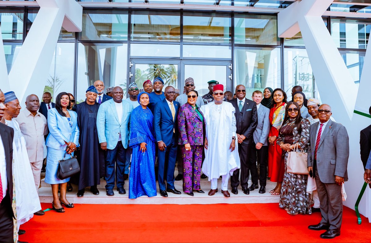 officialSKSM's tweet photo. In a massive boost for Nigeria’s energy sector, the Vice President, Senator @KashimSM, has officially commissioned the ultra-modern corporate headquarters of Northwest Petroleum & Gas Company Limited in Lagos.

He hailed the state-of-the-art facility as a game-changer that will revolutionize local operations and completely rewrite the standards of excellence for the nation’s multi-billion-dollar oil and gas industry.

Speaking on Friday during the commissioning of the regional petroleum and gas firm’s corporate head office in Victoria Island, Lagos, Senator @KashimSM declared that the world-class facility sends a clear message to investors, clients, and Nigerians that Northwest Petroleum is poised for decades of service in an evolving global energy economy.

According to @KashimSM, while the new corporate facility marks an expansion for Northwest Petroleum, a major indigenous player in Nigeria’s downstream oil and gas sector, it will also provide a modern, world-class environment for collaboration, professional fulfilment, and strategic achievement across its workforce, partners, and stakeholders.