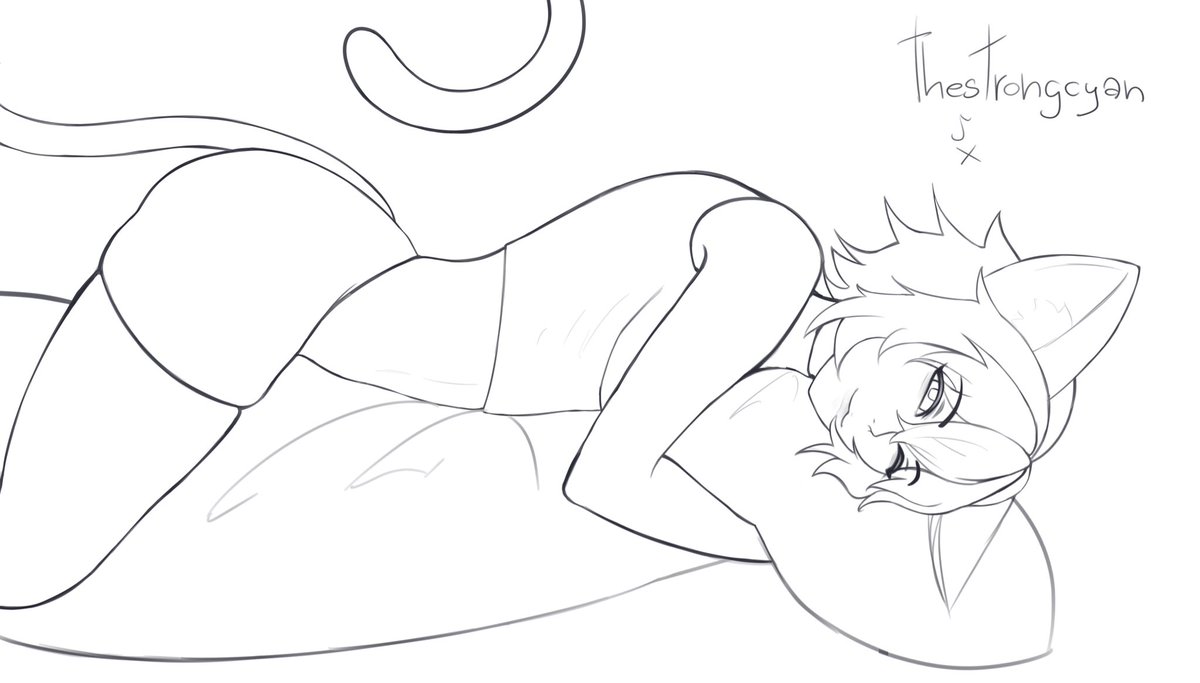 thestrongcyan's tweet photo. #sketch #catboy https://t.co/NqSS20MMsK