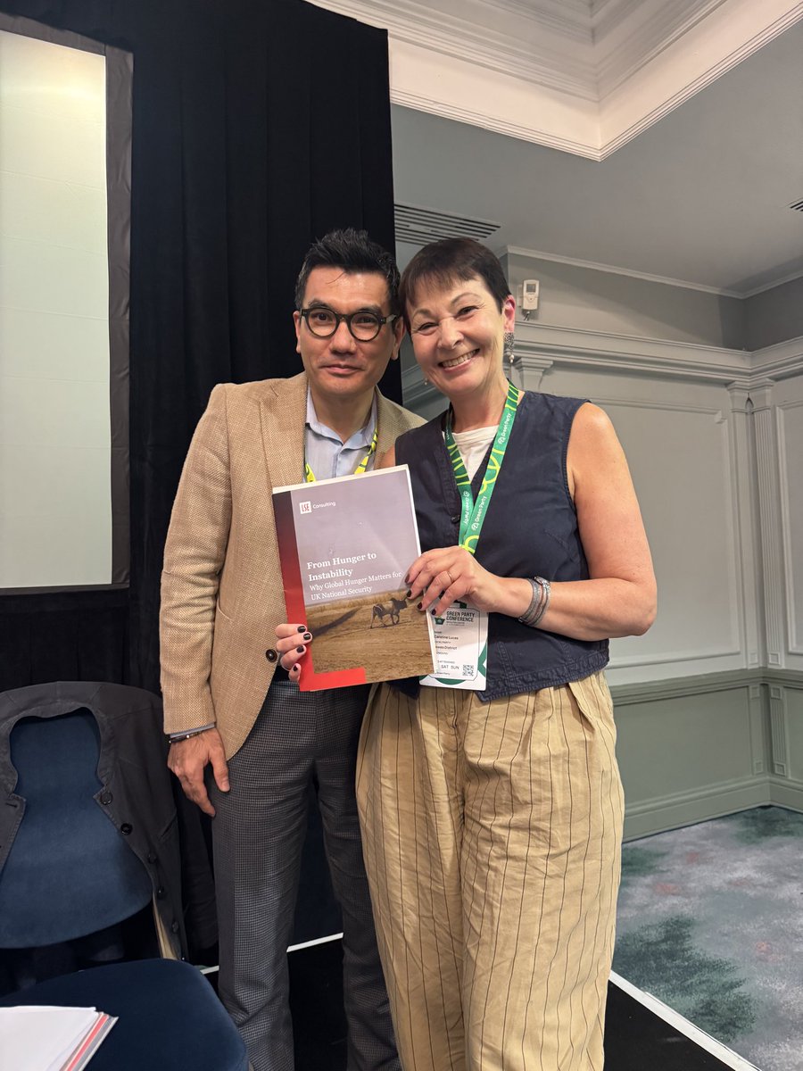 CarolineLucas's tweet photo. Great to be on panel with the fab @RohYakobi to discuss priorities for UK’s coming presidency of the G20.  It is obscene that climate vulnerable countries forced to spend over 40 times more on foreign debt than on protecting their people from #climate breakdown  @bondngo #GPC26 https://t.co/sxSbOBwos9