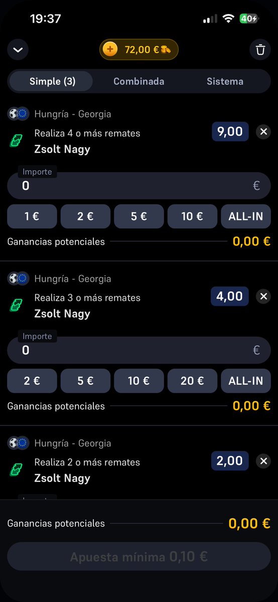 Lacasatipster's tweet photo. 🪜 Escalera de remates de Zsolt Nagy

📊 Promedia 3 remates por partido cada 90 minutos, una cifra que refleja su participación ofensiva y su tendencia a buscar el disparo con frecuencia.

⚡ Nagy tiene un papel importante en el ataque de Hungría y suele participar activamente en la finalización de las jugadas, generando varias ocasiones para probar al portero rival.

🎯 Ante Georgia, puede volver a asumir protagonismo ofensivo y contar con diferentes situaciones para alcanzar su línea de remates