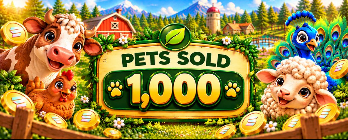 sipets_ai's tweet photo. Milestone: 1,000 SI Pets has been sold on: https://t.co/5dysuFArl0 $SPI https://t.co/L2QvGk8W6r