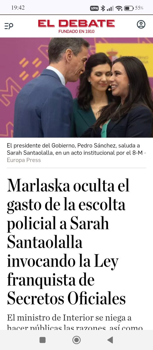 ultraheroe12's tweet photo. @SarahPerezSanta Los mismos que te pagaban a tí la escolta. https://t.co/6zOVVUZ4XI