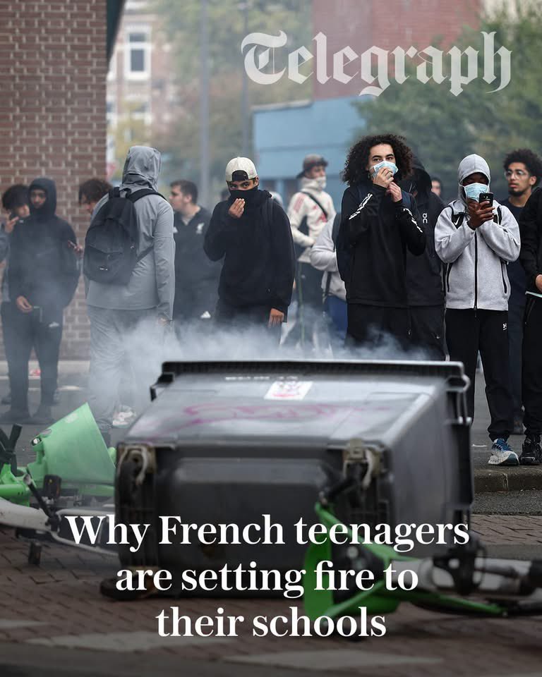 DrewPavlou's tweet photo. Why are French teenagers doing this? https://t.co/KusdOfnlvU