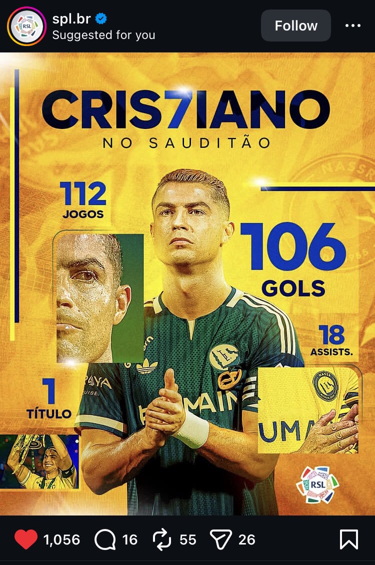ANC_Updates's tweet photo. 🚨Official: SPL congratulated @Cristiano on his 5th season under Saudi pro league.

Follow WA for latest updates ⬇️
https://t.co/gPxZLMP8YO 

#CR7 #SPL #Roshnsaudileague #Alnassr #ronadlo https://t.co/dWEtY0L8ai