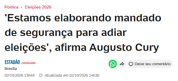 marinahelenabr's tweet photo. O sistema tenta prejudicar Flávio Bolsonaro a todo custo. A ideia “genial” de Augusto Cury? Adiar as eleições.

Olha o medo do Flávio no 1º turno. Estão desesperados.

Domingo é 22 para presidente e 3007 para deputada federal por São Paulo. Bora multiplicar https://t.co/JETcQ7GR6Q
