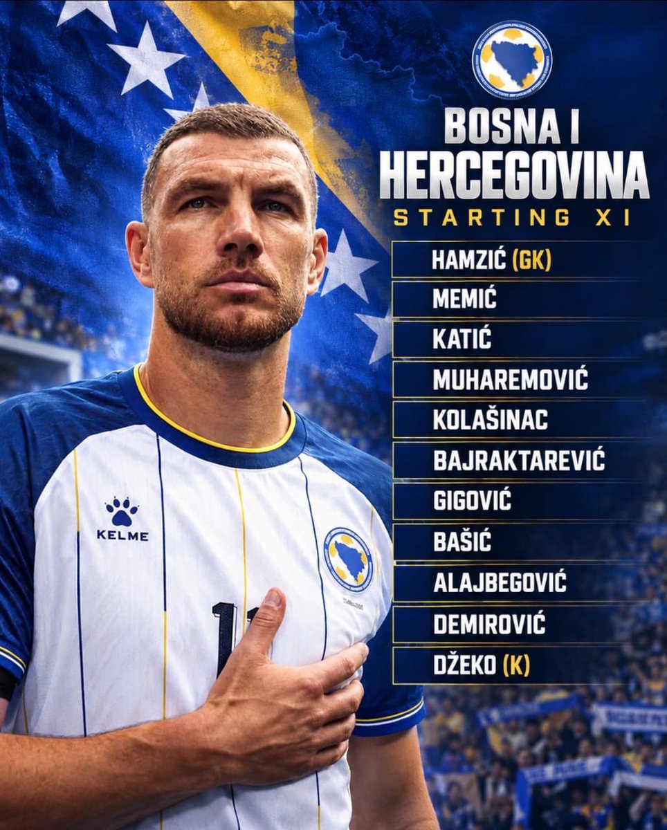 Siiros2's tweet photo. 🚨🚨🚨🚨🚨🚨🚨🚨🚨

تشكيلة المنتخبين الرسمية :

🇧🇦 البوسنة &amp; السويد 🇸🇪 https://t.co/Wcz93DYVOJ