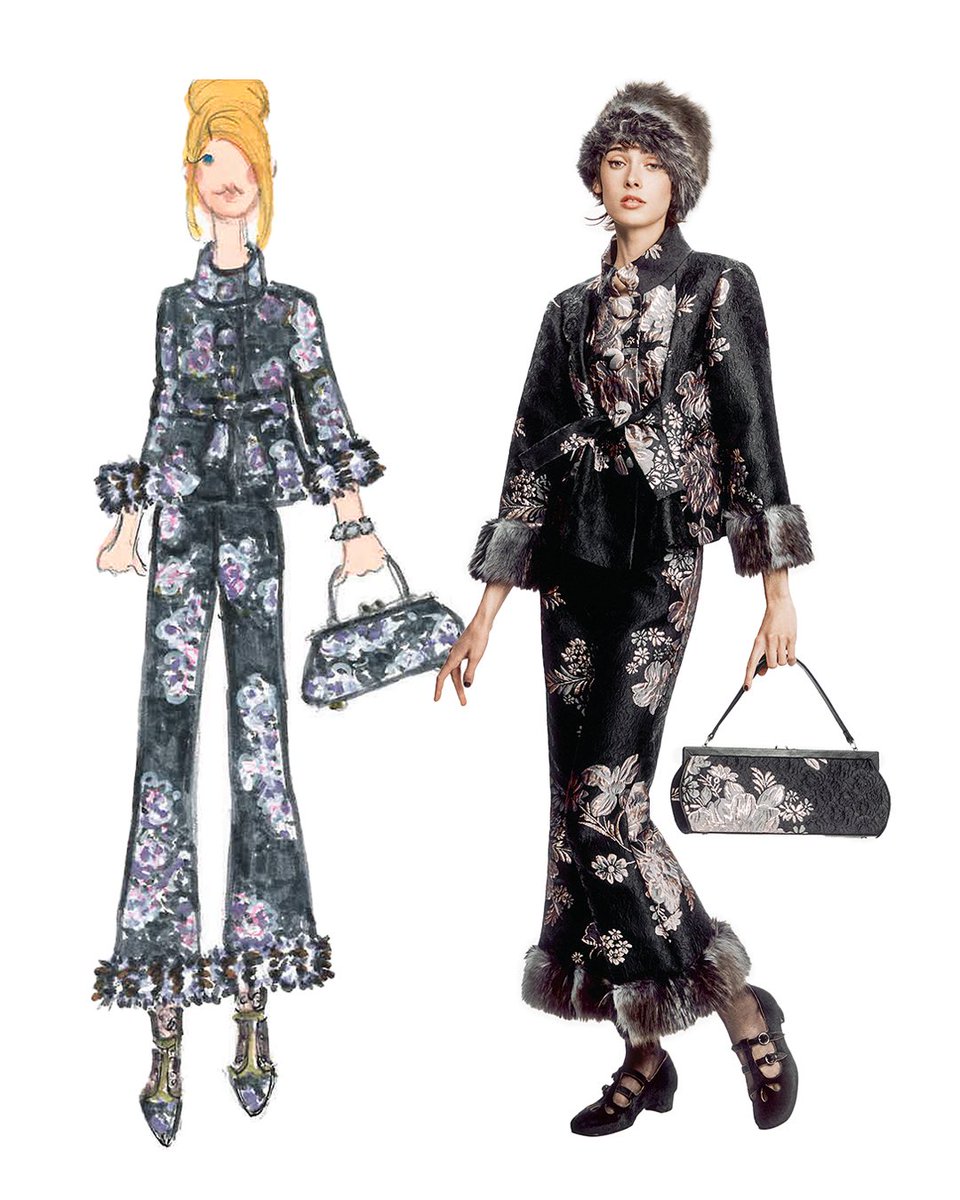 annasui's tweet photo. From sketch to reality. The Fall 2026 collection. https://t.co/9VAuACq1tY
