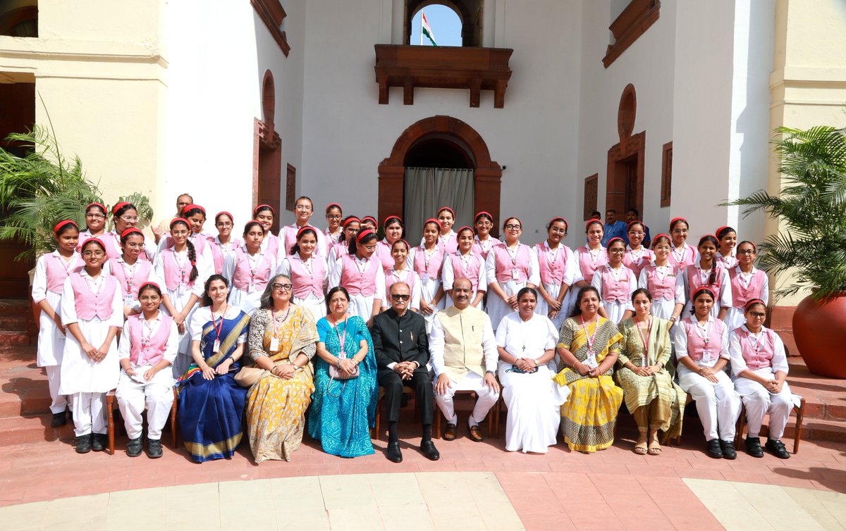 LokSabha_PRIDE's tweet photo. Glimpses from the #KnowYourLeader Programme organised today by @LokSabha_PRIDE to commemorate the birth anniversary of Mahatma Gandhi and Shri Lal Bahadur Shastri in the #CentralHall of Samvidhan Sadan.

Held under the guidance of the Hon’ble Speaker, Lok Sabha, Shri Om Birla, the youth-oriented programme brought together young participants from schools and colleges across India to pay homage to the enduring legacy, vision and ideals of the two towering national leaders.

Addressing the gathering, Shri Om Birla, Hon’ble Speaker, Lok Sabha, reflected upon the ideals and contributions of Mahatma Gandhi and Shri Lal Bahadur Shastri and encouraged the youth to draw inspiration from their lives and values.

The programme sought to inspire young minds to engage meaningfully with the values of democracy, constitutionalism, social justice and nation-building.

As part of the programme, the participants also visited the Parliament of India 🇮🇳 and had a group photograph with the Hon’ble Speaker.

#GandhiJayanti #ShastriJayanti #KnowYourLeader #PRIDE #ParliamentofIndia #YouthEngagement #CentralHall #SamvidhanSadan

@loksabhaspeaker @ombirlakota @LokSabhaSectt @MIB_India @EduMinOfIndia @YASMinistry @MYBharatHQ @PIB_India @PTI_News @sansad_tv