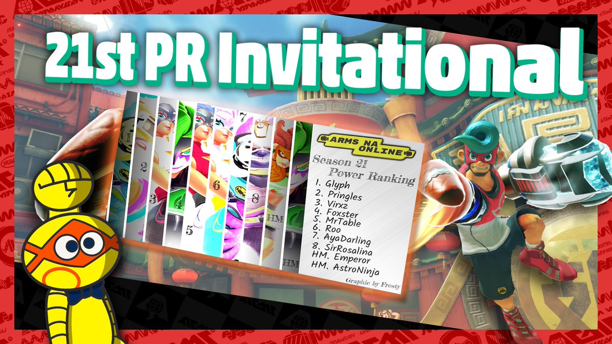 SuperNGuy's tweet photo. 🚨NEW VIDEO ON MY CHANNEL!🚨

I edited my run of the 21st NA PR invitational, which was a phenomenal tournament for me!

This video marks a new era for the look of my channel, featuring new Biff art in the ARMS artstyle made by my best friend @ItsXblade!!

#ARMS #ARMSNintendo https://t.co/8vlrGksvLn
