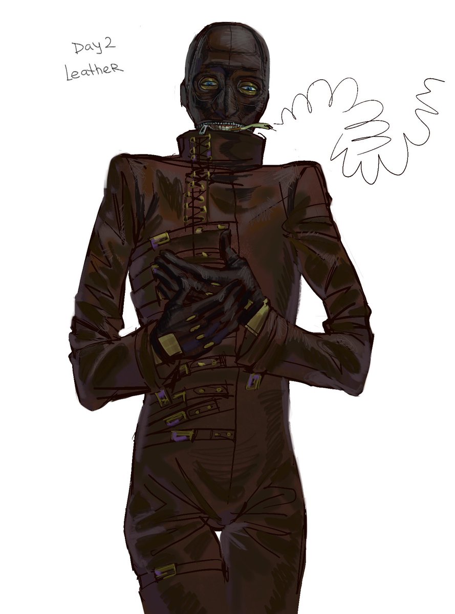 S_oouupp's tweet photo. #kinktober day2 leather 
#spytf2 https://t.co/Qu41FfkuBm