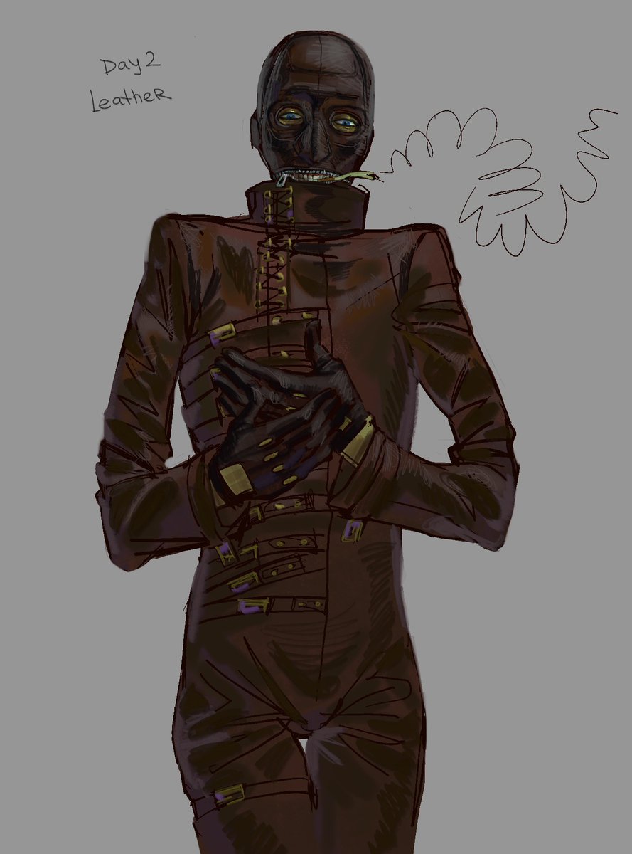 S_oouupp's tweet photo. #kinktober day2 leather 
#spytf2 https://t.co/Qu41FfkuBm