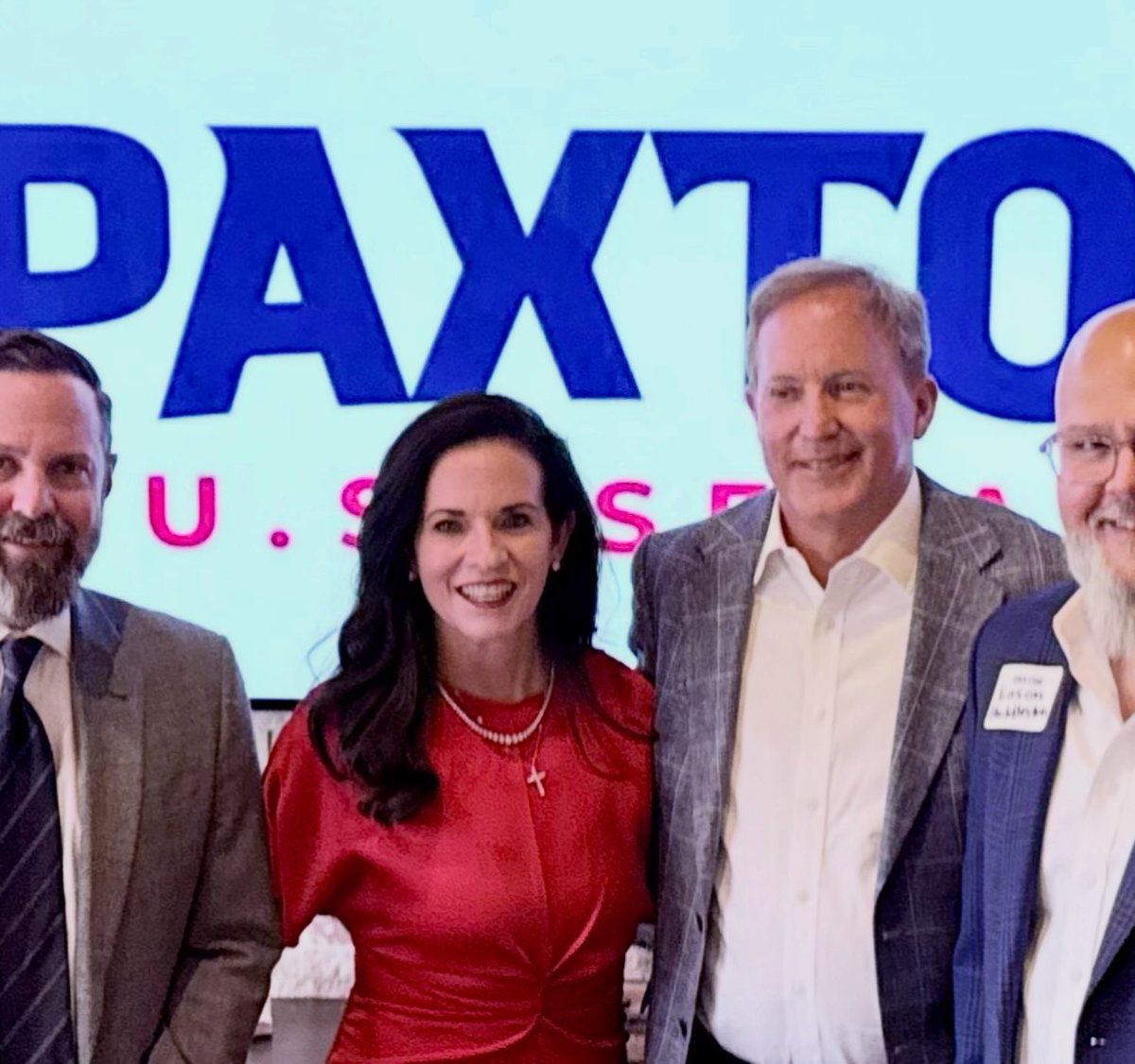 Burrows4TX's tweet photo. It was a pleasure serving on the host committee for @KenPaxtonTX as we welcomed him to Lubbock.  Ken Paxton has my full and complete support.  Ken knows the important role Texas plays in ensuring our Country stays true to its founding principles; and, I trust him to fight for our State, its culture and our way of life. #OnePartyOneMission #txlege