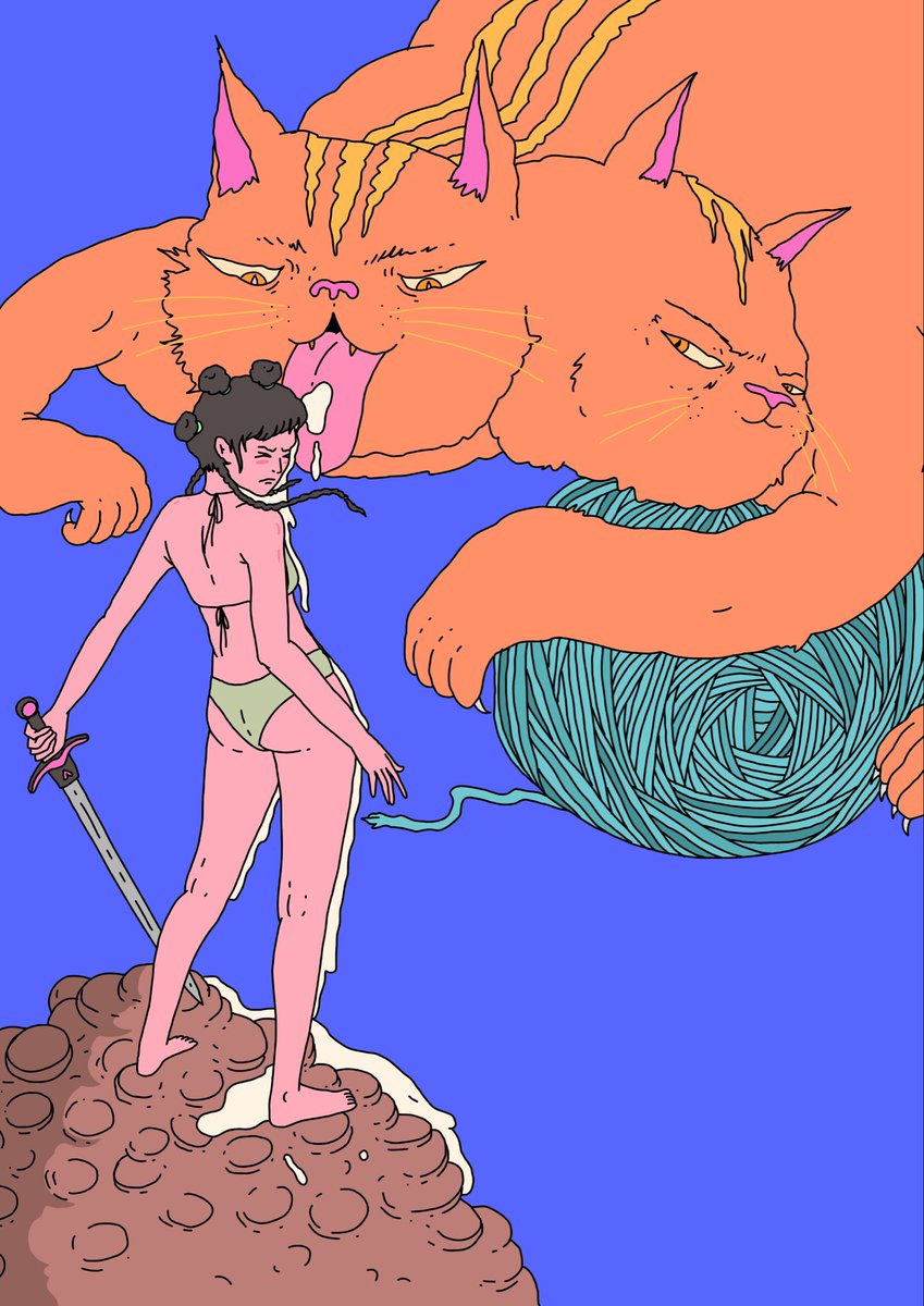 absurdeity's tweet photo. I have just collected "i need a sword" by @TrashyVash on @objktcom 

Thanks @kikanicolela for alerting me to this artist 🙏 https://t.co/qdShiXmYDM