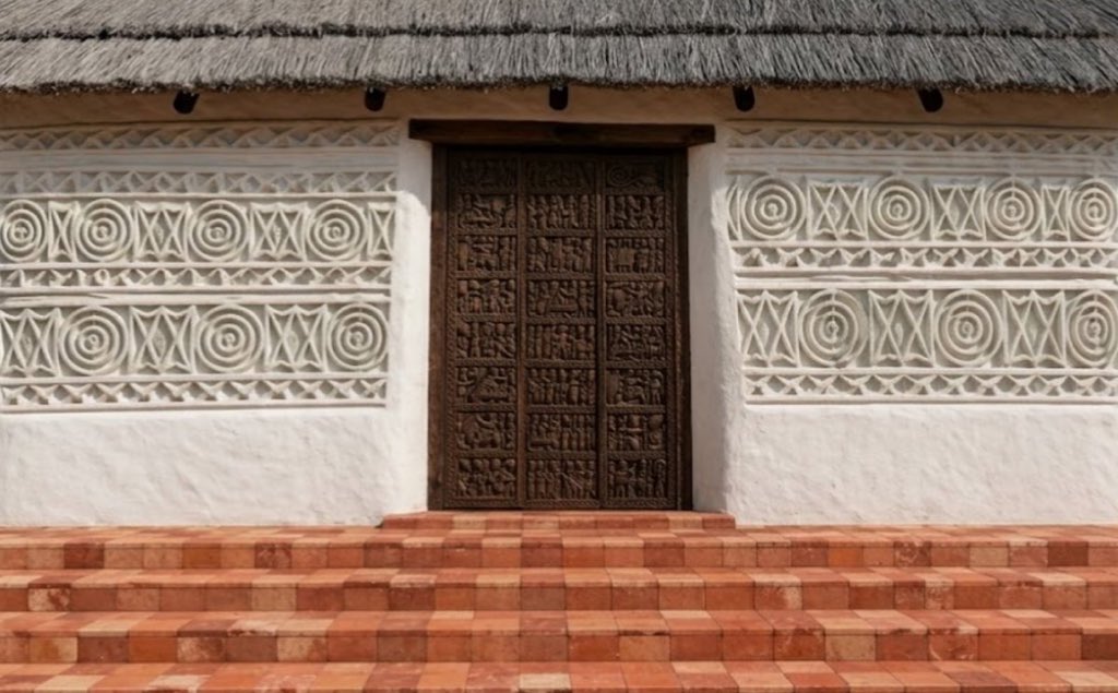 paxyoruba's tweet photo. Restored version of a home in Ikare from the early 20th century. https://t.co/nML06dBABj