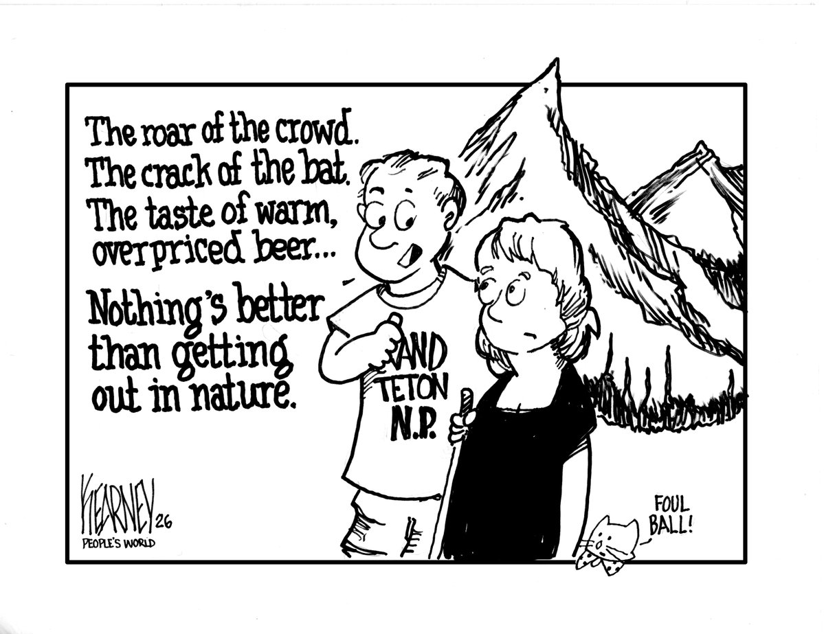 PeoplesWorld's tweet photo. Trump considering a ballpark in Grand Teton National Park
#NationalParks #nature https://t.co/81yORNUYCw