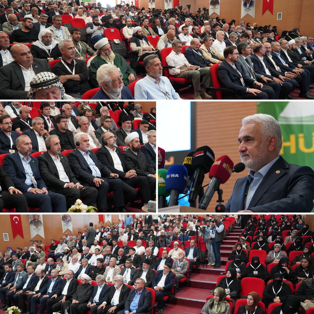 zyapicioglu's tweet photo. Kudüs'ün ikinci kez fethedilmesinin 839'uncu yıl dönümünde “Uluslararası Selahaddin ve Kudüs Paneli”ni Şanlıurfa’da gerçekleştirdik.

Bu vesileyle Şark'ın Sevgili Sultanı, büyük komutan ve mücahid Selahaddin Eyyubi'yi, Kudüs'ün fethinde emeği ve mücadelesi bulunan bütün kahramanları rahmetle yâd ediyorum.

Önümüzde Selahaddin gibi bir örneklik varken ümitsiz olamayız.

Önümüzdeki bu nadide örneğin rehberliğinde; Kudüs ve Mescid-i Aksa'nın yeniden hürriyetine kavuştuğu, adaletin hakim olduğu, masumların ağlamadığı, gücün değil hakkın üstün tutulduğu daha güzel bir dünyayı hep birlikte inşa etmek için gayret etmeye devam edeceğiz inşallah.

Panelimizin hayırlara vesile olmasını diliyor, bu anlamlı buluşmanın hazırlanmasında emeği geçen herkese teşekkür ediyorum. Değerli sunumlarıyla panelimizi teşrif eden kıymetli panelistlerimize şükranlarımı sunuyorum.