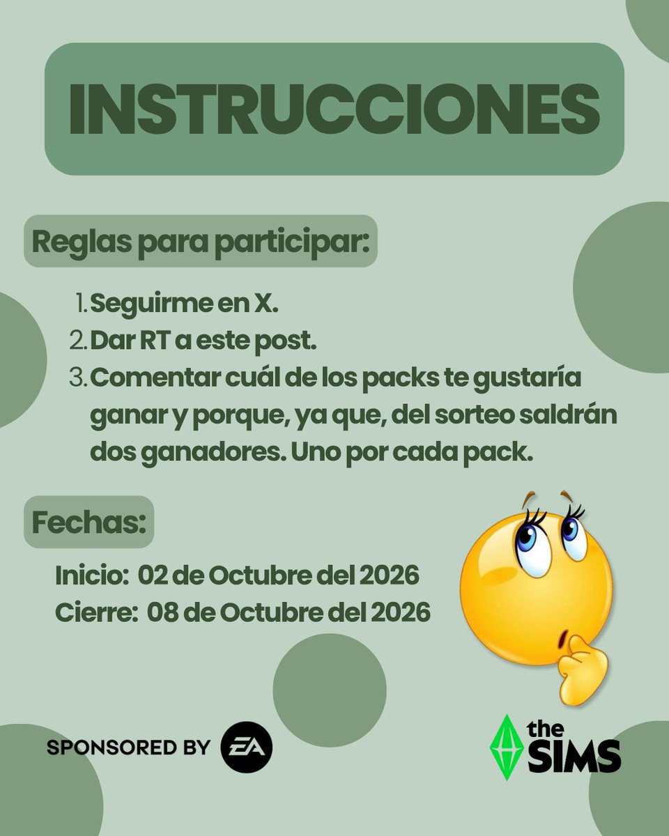 raulito_aleman's tweet photo. ⚠️NUEVO SORTEO⚠️
#ad #simspartner #sponsoredbyea #thesims 

Gente, gracias al #eacreatornetwork me es posible regalarles los packs de “Vida y más allá” y “las cuatro estaciones” a dos de ustedes. 

Solo sigan las instrucciones y ya estarían participando 🤍 

Anunciaré al ganador el 8 por la tarde