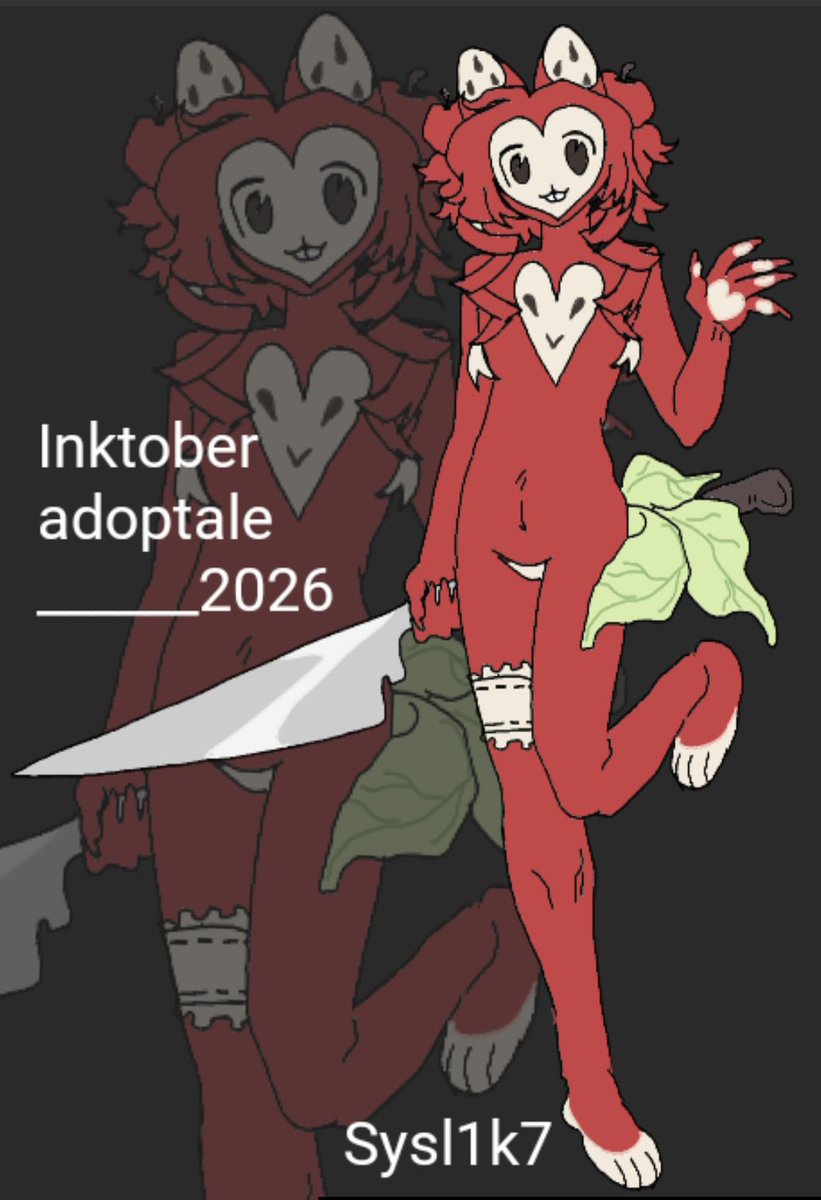 sysl1k7's tweet photo. Inktober adoptale day 1🍎
#inktober #adoptale https://t.co/XV3ZZk3ES8