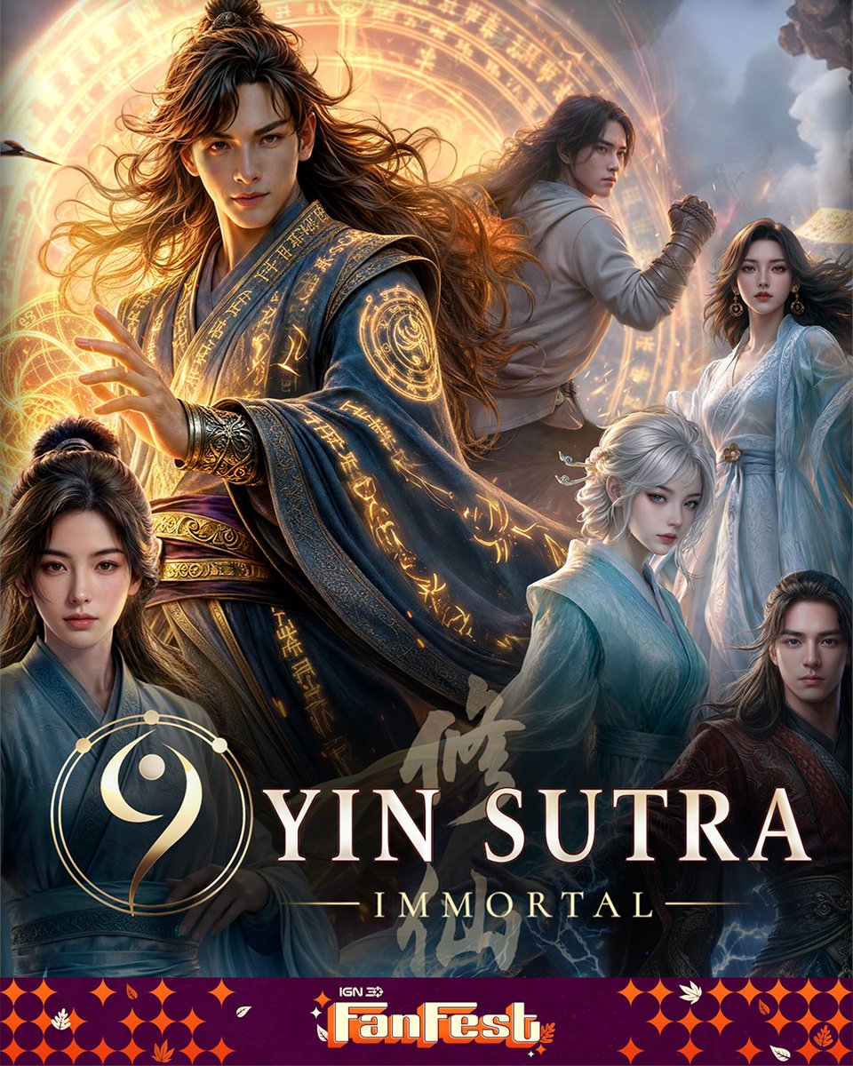 SnailGamesUSA's tweet photo. Fans of โAge of Wushuโ should definitely tune into @IGN Fan Fest on Wednesday, October 14th to get a closer look at our newest title in the cultivation genre 9 YIN SUTRA: IMMORTAL! #IGNFanFest https://t.co/UdkqIxjViC