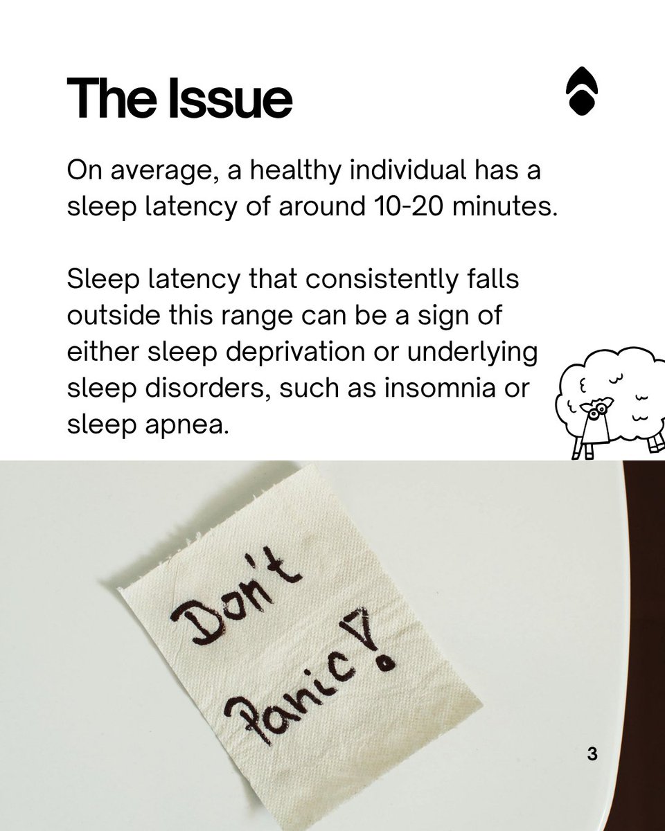 empowersleep's tweet photo. Sleep is a critical part of our daily lives, but the amount of time it takes us to fall asleep, known as sleep latency, often goes unnoticed. https://t.co/ilOVTKlZwu