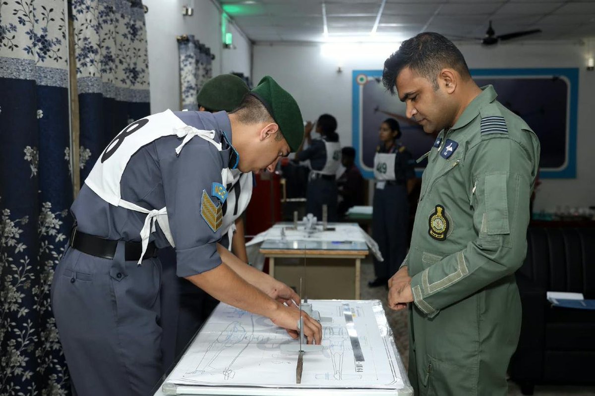 NCCDte_TNPAN's tweet photo. Day 3 of #AIVSC26 showed that champions are made long before take-off! ✈️🔥

The day began with energising PT, followed by the Health & Hygiene written test, a reminder that a fit body and a sharp mind are the first pillars of an aviator. In the workshops, RC and Control Line construction commenced, while DGNCC examiners meticulously carried out the Static Scale Assessment. Every wing profile, proportion and finish was scrutinised, because in scale modelling precision is everything and every millimetre reflects a cadet's patience and passion.

The CLABS capsule on leadership and mindfulness inspired cadets with a powerful message: true leaders first master themselves, then rise to command the skies.

With the lots drawn for all competitions, the stage is set and the contest is heating up. 💪

Seventeen Directorates. One sky. Unlimited ambition