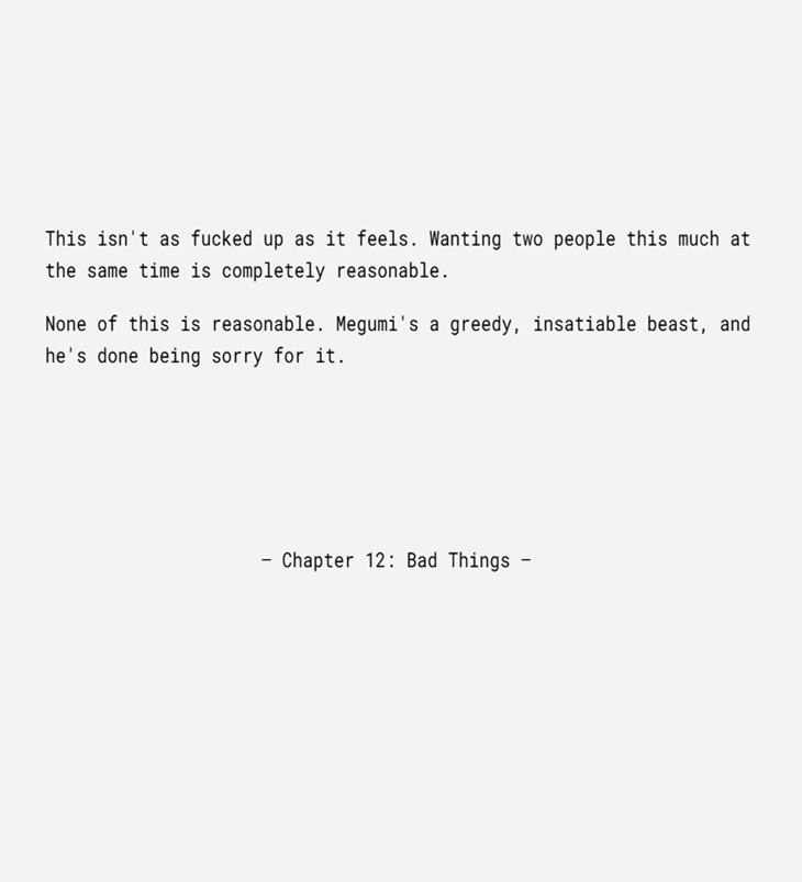 cosmic_vndl's tweet photo. #sukufushi #skfs #itfs #itafushi
Edge Work ⛸️🩵🏒
Chapter 12 — Bad Things
Link: https://t.co/FykDRk8IbL
TL;DR: Megumi books a love hotel out of spite, because...fuck Remi. it's just that, really.
itfs / skfs ⛩️🐺🐯
ice skating / ice hockey au polyam
8.1k words
(tags ⬇️) https://t.co/vkoVOEXmAF