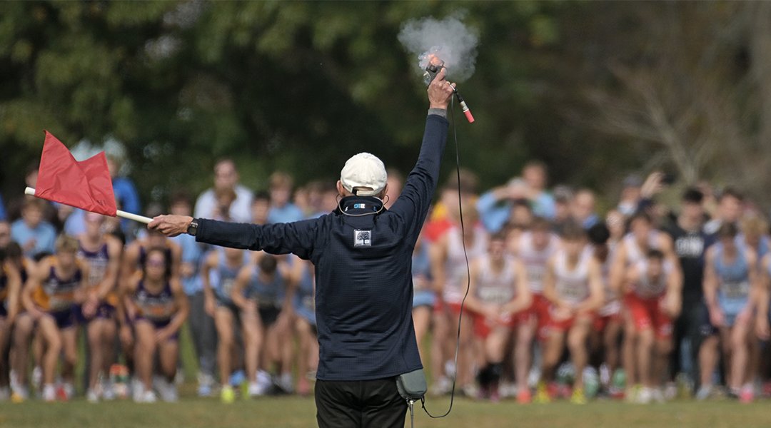 USTFCCCA's tweet photo. @ConnCollXCTF @DyeStat @CamelAthletics More than two decades after moving to Harkness, the @ConnCollXCTF Invitational made history.

In 2025, it became the first regular-season meet — regardless of division — to feature the top five teams from a single USTFCCCA National Coaches' Poll.

https://t.co/BD2Zz03OqJ https://t.co/PculuHyeVv