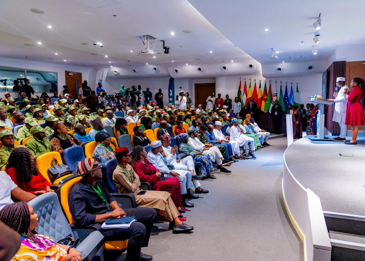 tvcnewsng's tweet photo. PHOTOS: Youth Confab 2026 Begins as FG Seeks Ideas, Solutions From Young Nigerians

The National Youth Confab 2026 has commenced, with the Federal Government urging young Nigerians to go beyond discussions and offer practical solutions to issues affecting their future.

Minister of Youth Development, Ayodele Olawande, said the success of the month-long engagement would not be measured by speeches or photographs, but by the ability to turn ideas into decisions, action and opportunities for Nigerian youths.

Credit: X | ayowisdom_