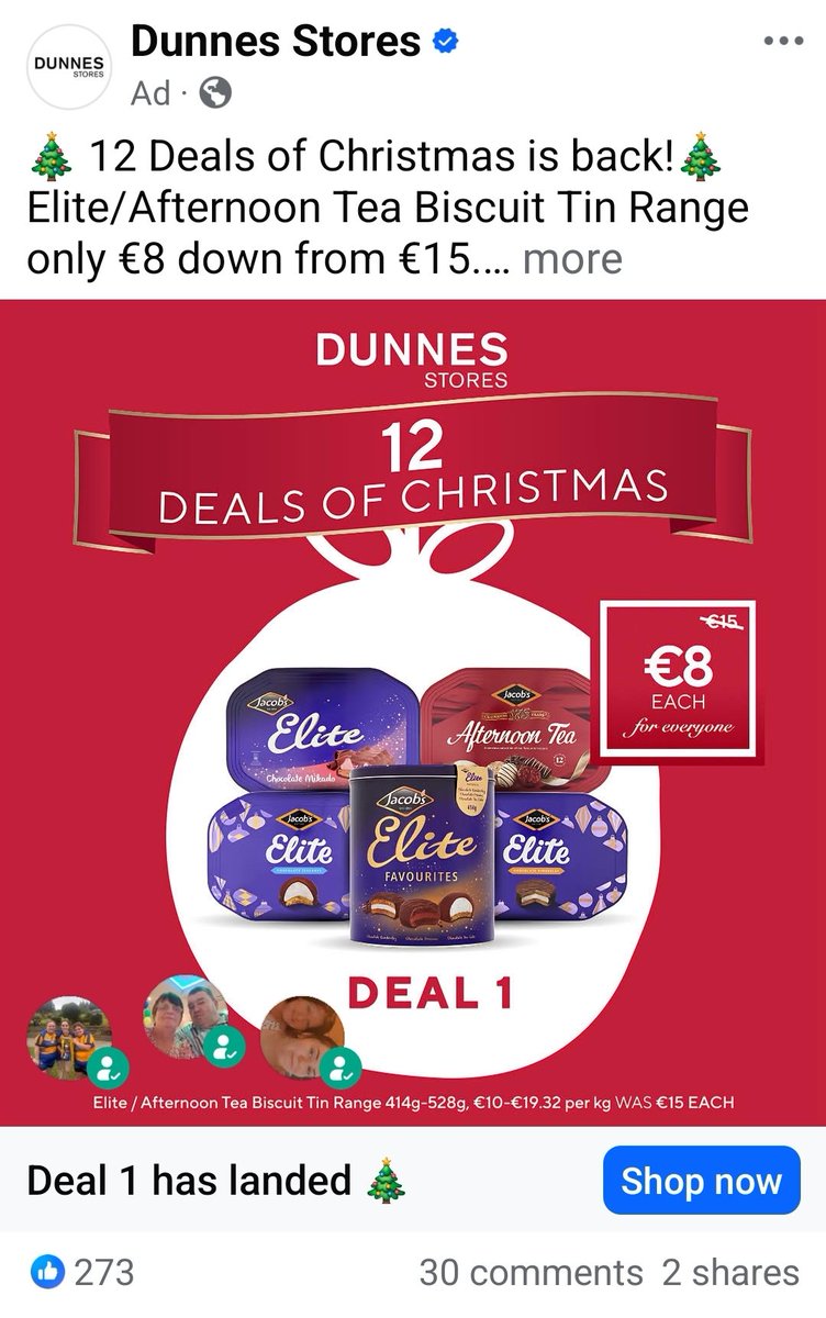 pat78297373's tweet photo. @dunnesstores
Dunnes dropping “12 Deals of Christmas” in early October…
Halloween isn’t even here yet 💀
Christmas ads before spooky season is a crime.
#DunnesStores #ChristmasAlready #TooEarlyForChristmas #HalloweenFirst https://t.co/bUE2hZCdPT