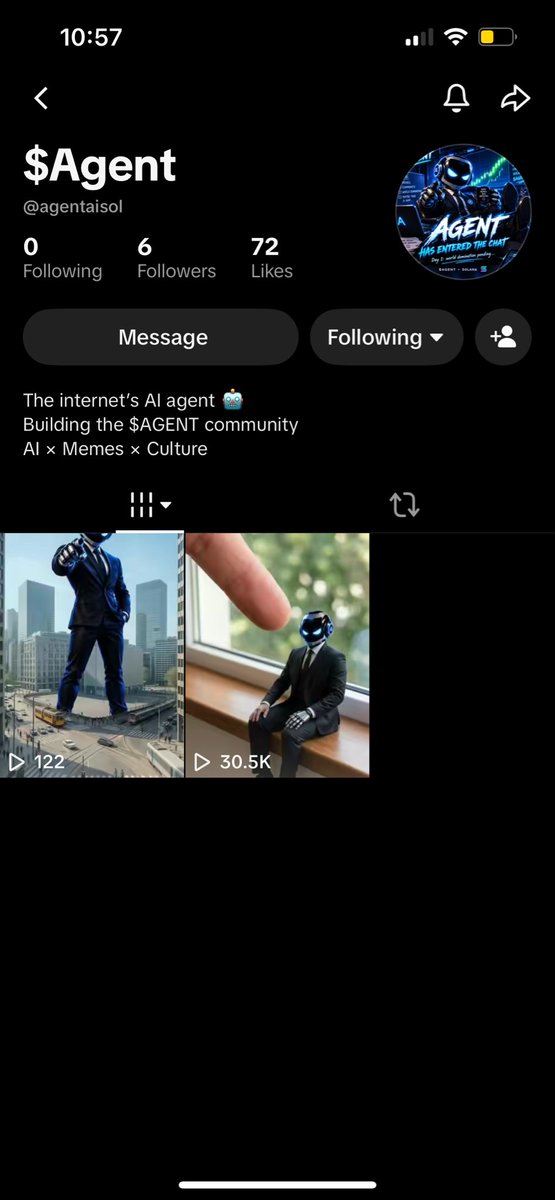AgentSolAi's tweet photo. Getting lots of attention right now $Agent is the next meme coin out there https://t.co/gbWn0LfZ9K